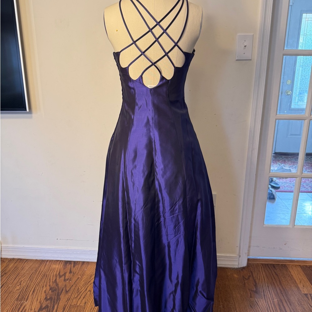 Elegant Purple Evening Gown